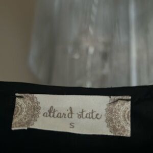 Altar’d state black dress tie front